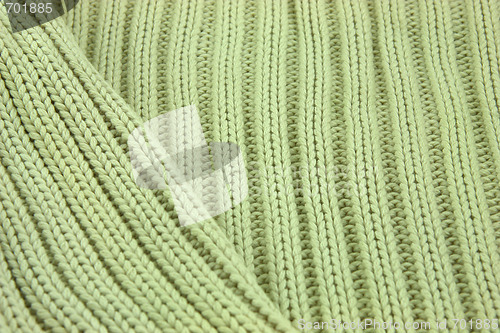 Image of part of knitted wool