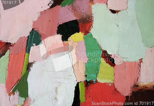 Image of colorful abstract painting