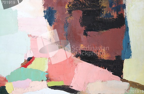 Image of abstract painting view