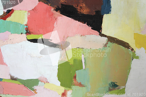 Image of abstract painting close up