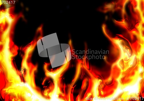 Image of fire background