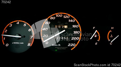 Image of Detail: Glowing Dashboard