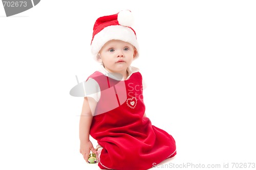Image of Little christmas baby girl 