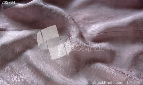 Image of antique Chinese lavender silk