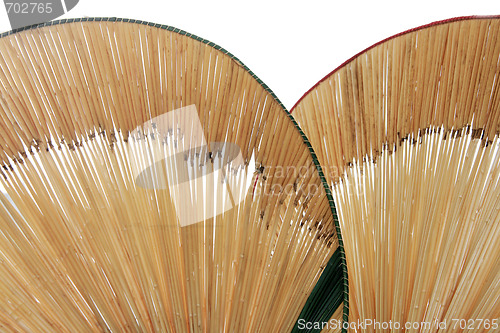 Image of two hand fans