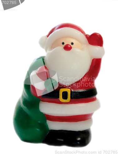 Image of santa claus figure with bag