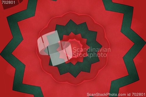 Image of abstract in Christmas colors