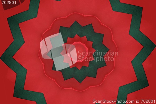 Image of abstract in Christmas colors