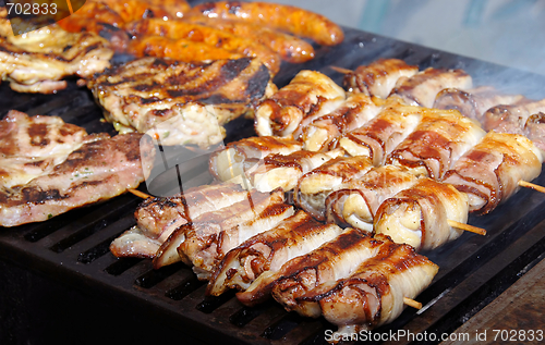 Image of Meat on grill