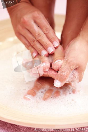 Image of relaxing bath