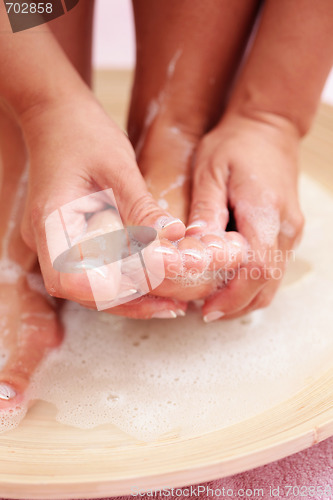 Image of relaxing bath