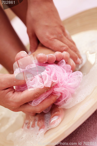 Image of relaxing bath