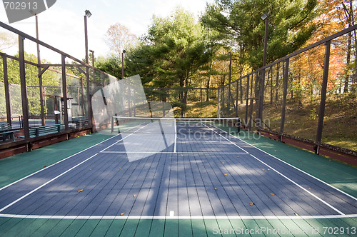 Image of platform tennis paddle court