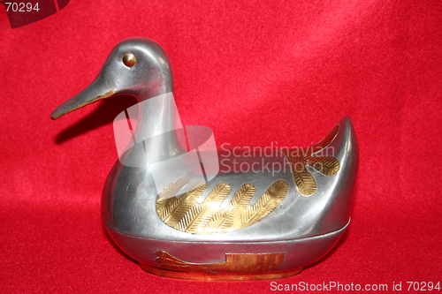 Image of Duck in tin