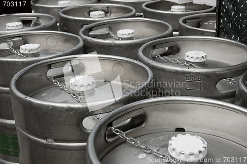 Image of Beer barrels