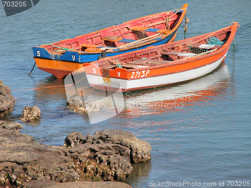 Image of Boats in Cpo Verde, May 2003