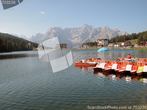 Image of Misurina Lake, Italy, August 2003