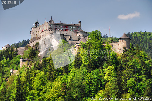 Image of Salzburg Castle, Austria, April 2007