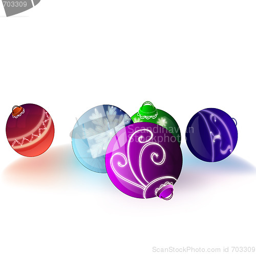 Image of Christmas balls