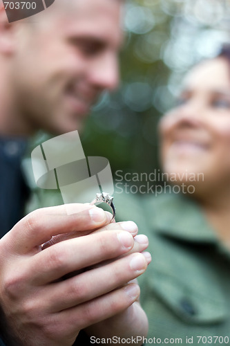 Image of Young Engaged Couple
