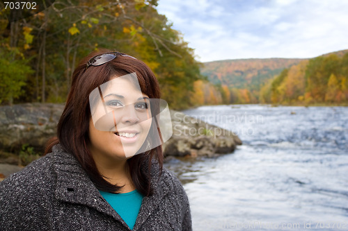 Image of Woman In Autumn