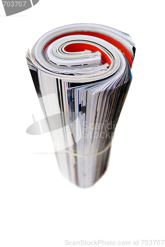 Image of Rolled Up Magazines