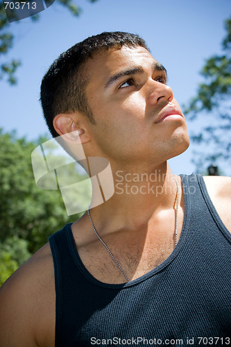 Image of Serious Young Man