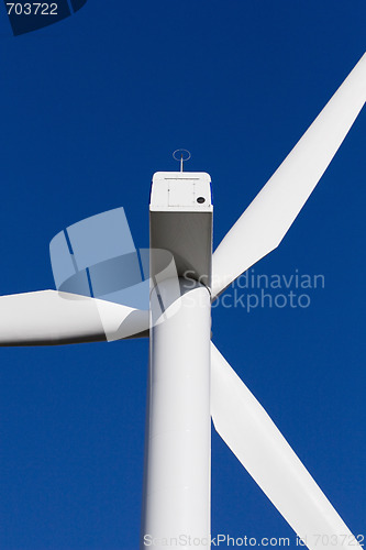 Image of Windmill on blue sky