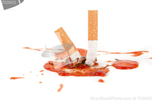 Image of smoking kills