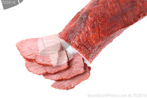 Image of Slices of a beef 