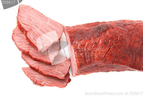 Image of Close up of Slices beef 