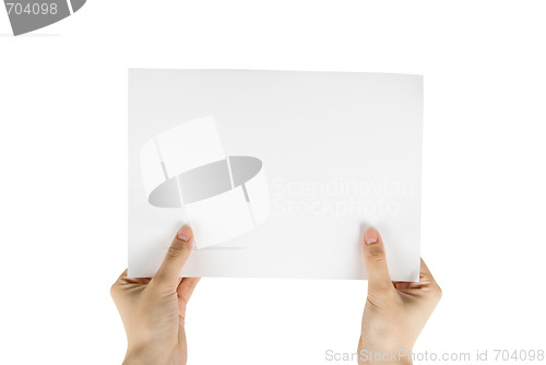 Image of white pape
