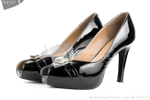 Image of fashionable woman shoes