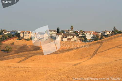 Image of Houses on a Hilltop