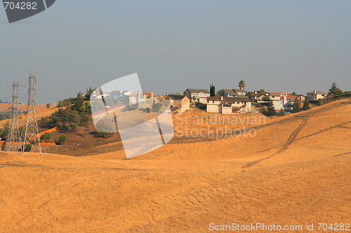 Image of Houses on a Hilltop