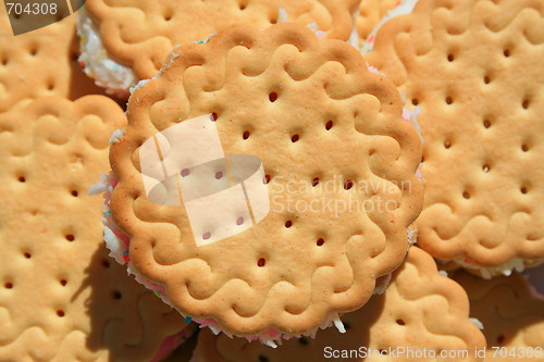 Image of Marshmallow Cookies on a Plate