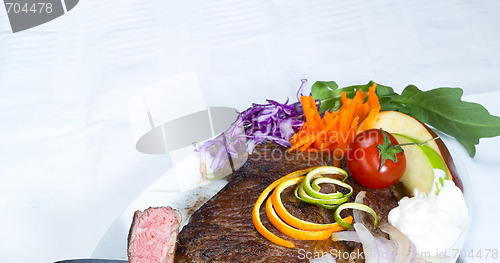 Image of beef ribeye steak