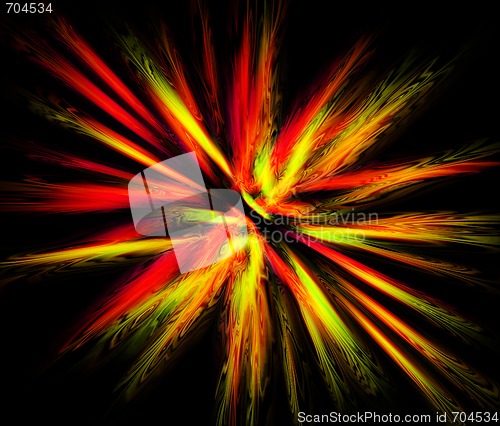 Image of abstract explosion background