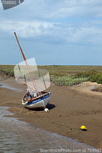 Image of Beached boat.