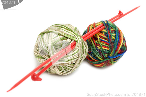 Image of Two balls for knitting