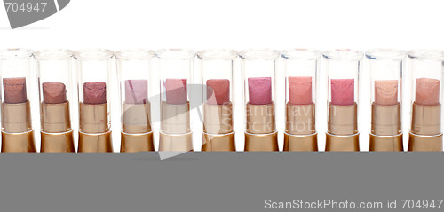 Image of Lipstick in plastic case in line