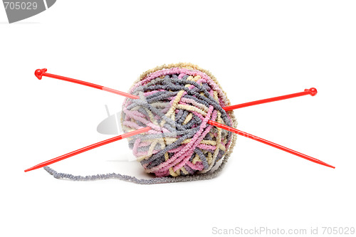 Image of Ball of the threads for knitting