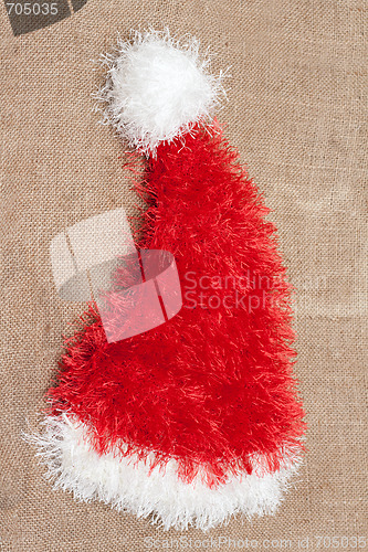 Image of Red cristmas hat santa