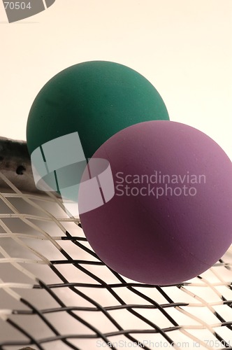 Image of racquetball equipment