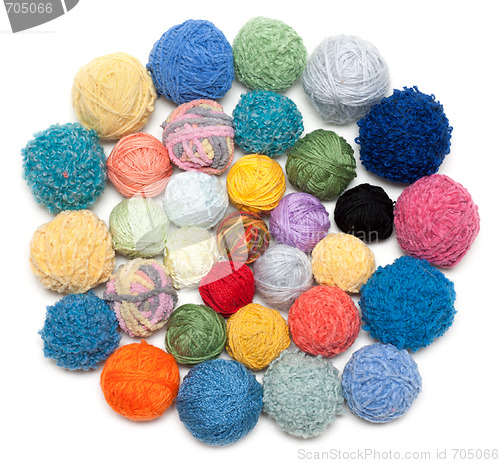 Image of Ball of the threads for knitting