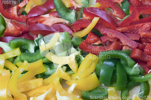 Image of Chopped peppers