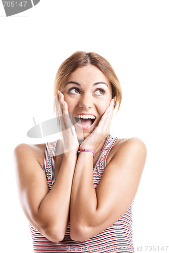 Image of Happy young woman