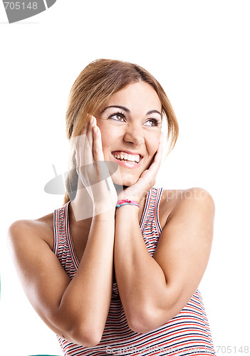 Image of Happy young woman