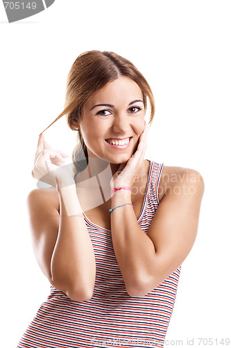 Image of Happy young woman