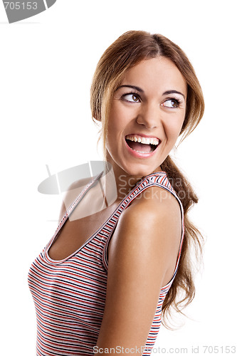 Image of Happy young woman